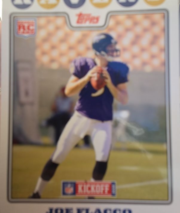 2008 Topps Kickoff #170 Joe Flacco Rookie Card — front