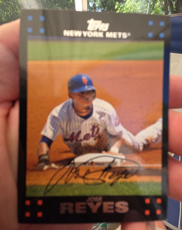 2007 Topps #460 Jose Reyes — front