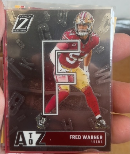 2024 Panini Zenith #6 Fred Warner A to Z — front