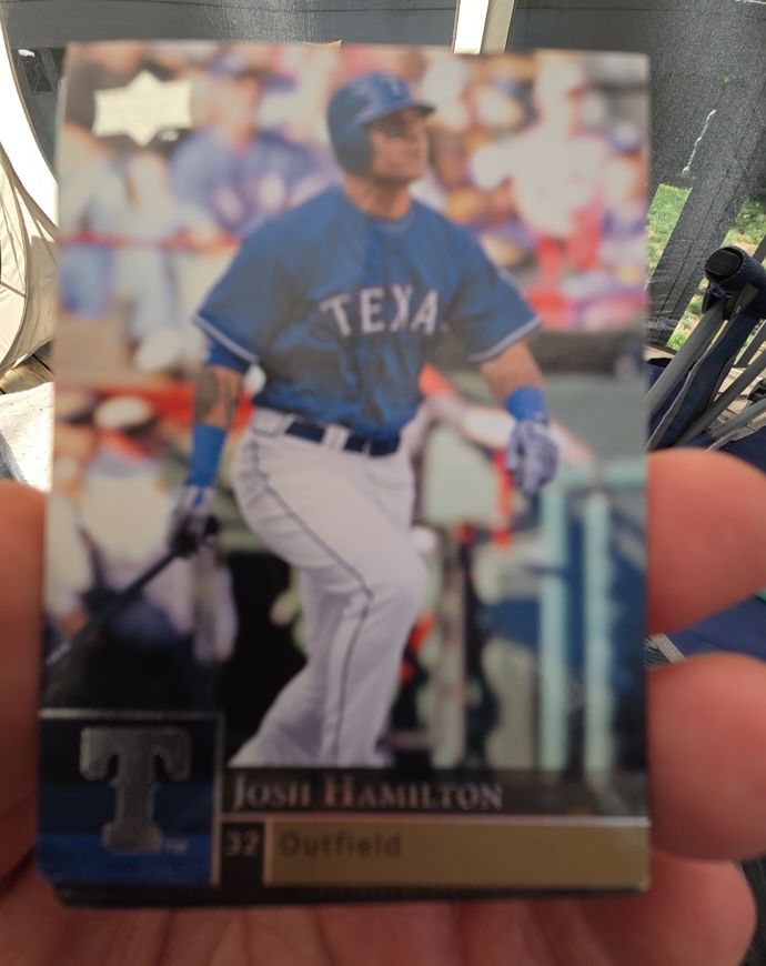 2009 Upper Deck #902 Josh Hamilton — front