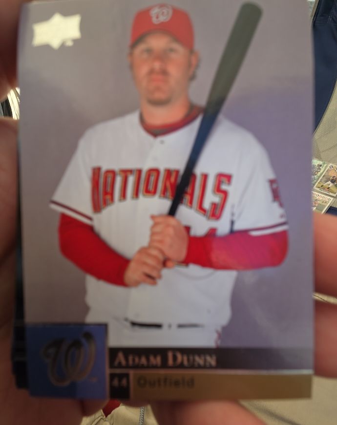 2009 Upper Deck #928 Adam Dunn — front