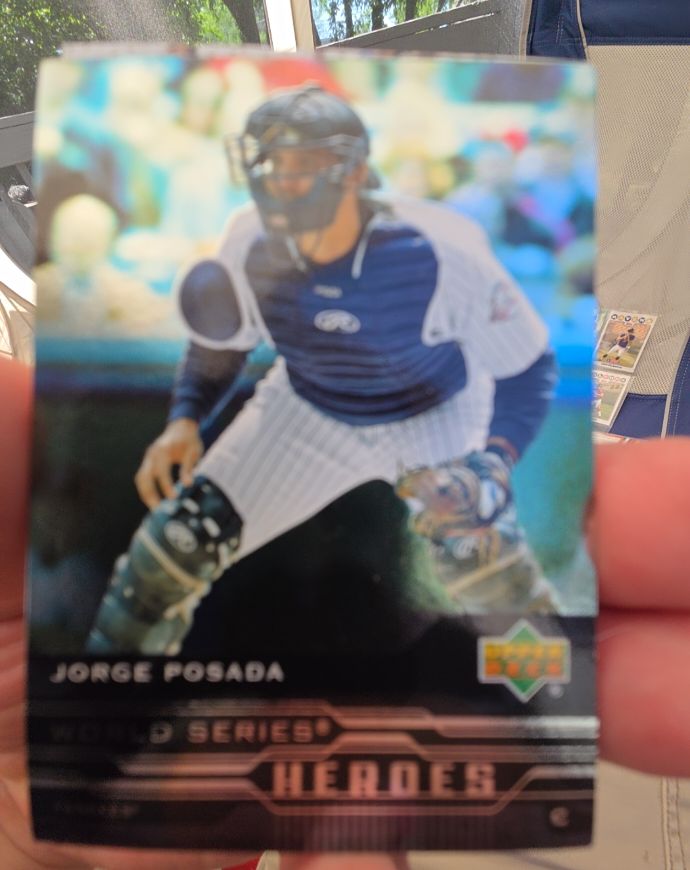 2005 Upper Deck #WS-30 Jorge Posada World Series Heroes — front