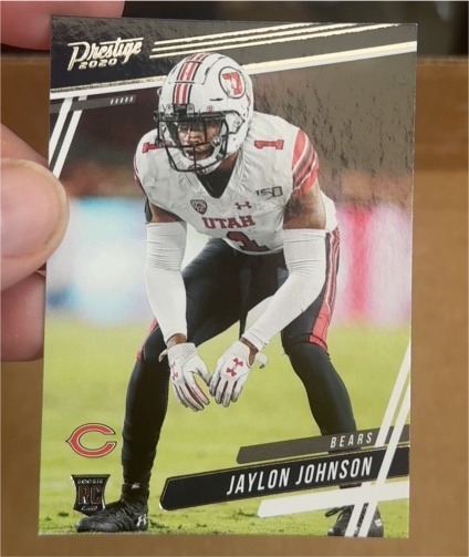 2020 Panini Prestige #254 Jaylon Johnson — front