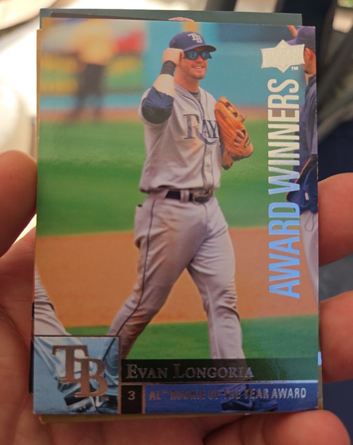 2009 Upper Deck Award Winners #969 Evan Longoria — front