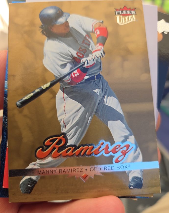 2005 Fleer Ultra #41 Manny Ramirez — front