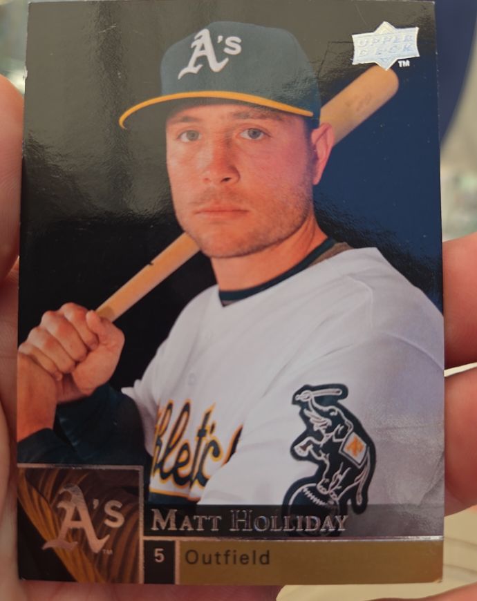 2009 Upper Deck #789 Matt Holliday — front