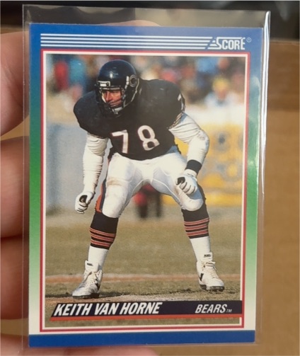 1990 Score #428 Keith Van Horne — front