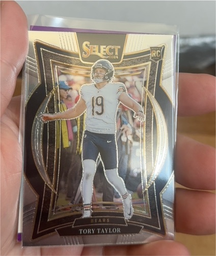 2024 Panini Select Concourse #1 Tory Taylor Chicago Bears RC — front