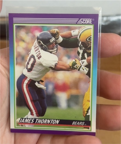 1990 Score #459 James Thornton — front