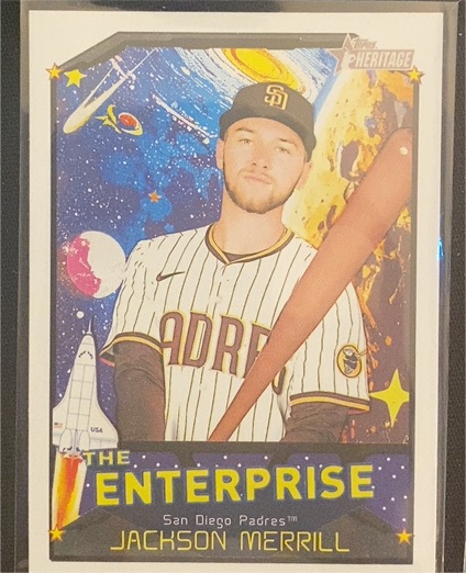 2026 Topps Heritage The Enterprise #TE-JM Jackson Merrill — front