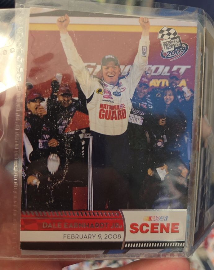 2009 Press Pass NASCAR Scene #67 Dale Earnhardt Jr. — front
