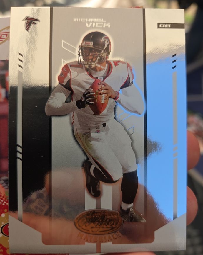 2004 Leaf Certified Materials #5 Michael Vick — front