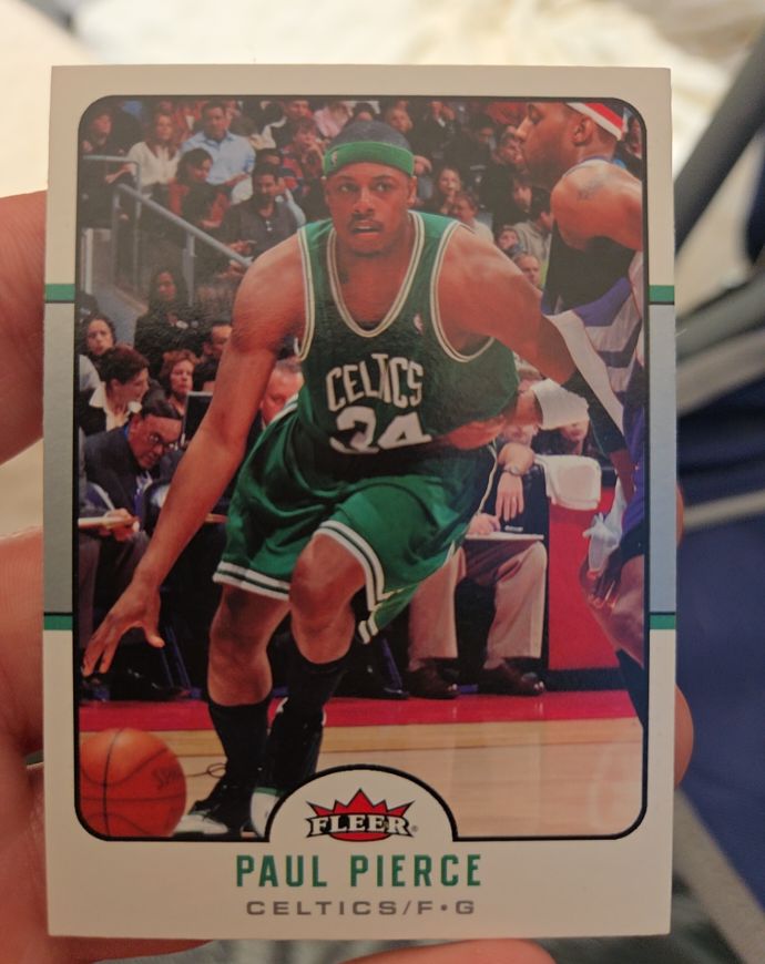 2006-07 Fleer #12 Paul Pierce Boston Celtics — front