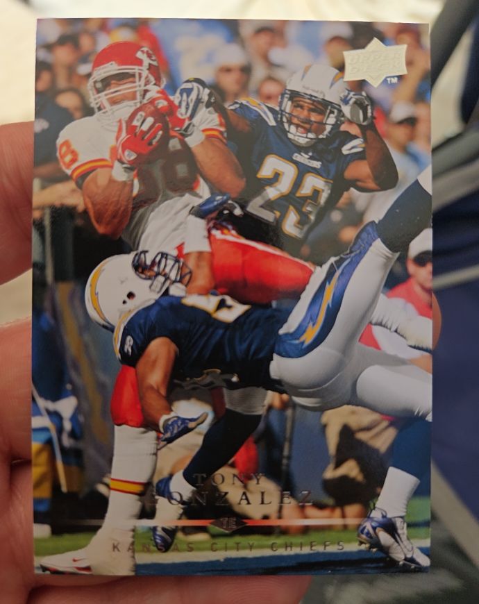 2008 Upper Deck #96 Tony Gonzalez Kansas City Chiefs — front