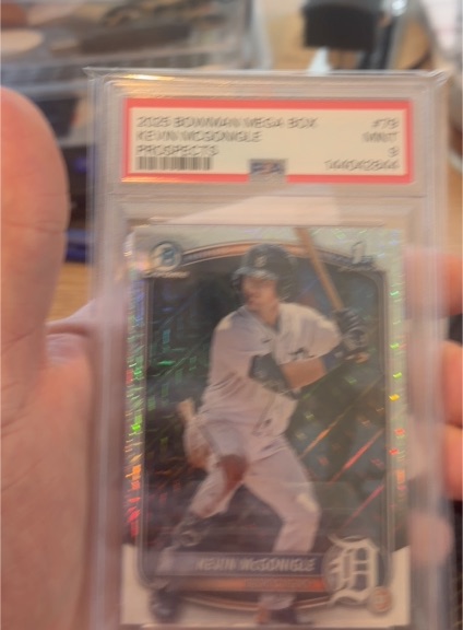 2025 Bowman Chrome Mega Box Mojo Refractor #79 Kevin McGonigle — front