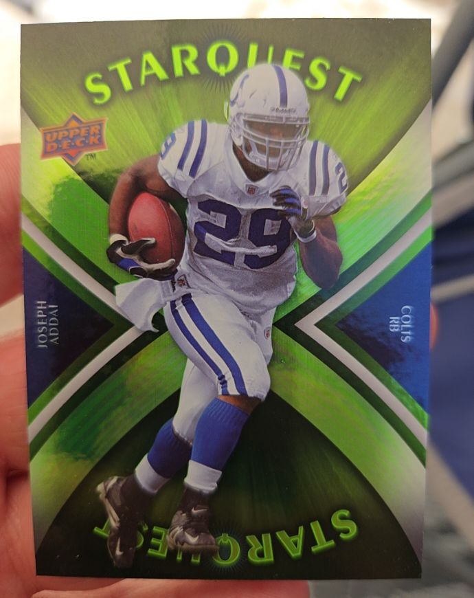 2008 Upper Deck StarQuest #SQ17 Joseph Addai — front