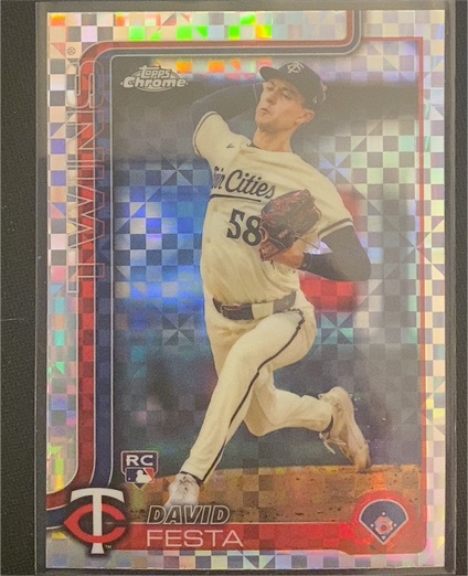 2025 Topps Chrome #156 David Festa — front