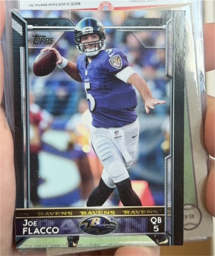 2015 Topps #9 Joe Flacco — front