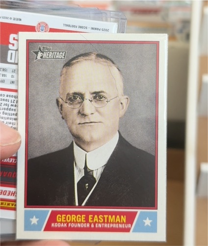 2025 Topps Heritage #NS-63 George Eastman Kodak Founder — front