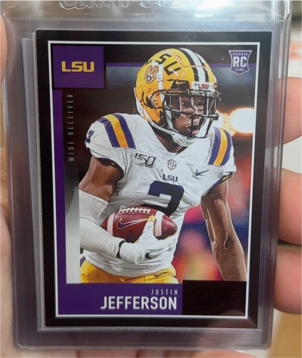 2020 Panini Score #430 Justin Jefferson — front