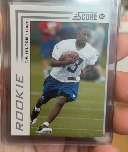 2012 Panini Score #378 T.Y. Hilton Rookie — front