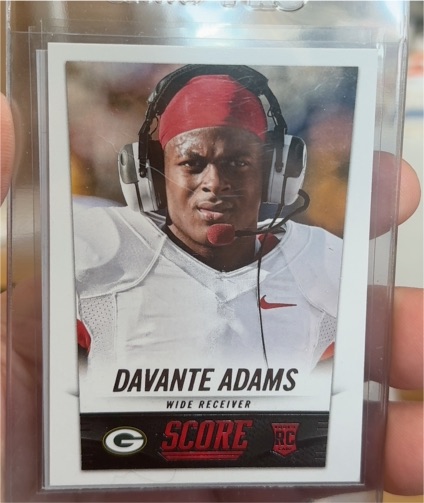 2014 Panini Score #358 Davante Adams Rookie Card — front