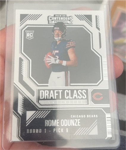2024 Panini Contenders #13 Rome Odunze Draft Class — front
