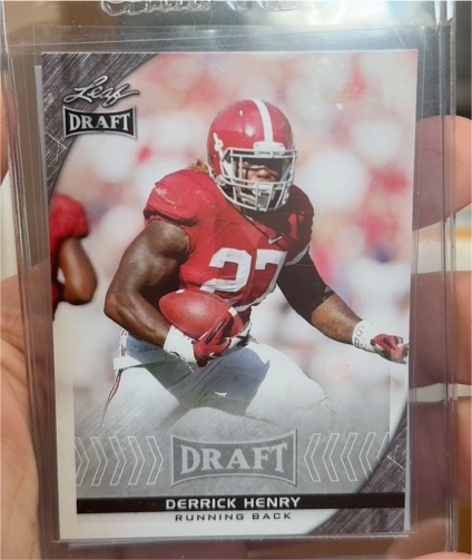 2016 Leaf Draft #27 Derrick Henry — front