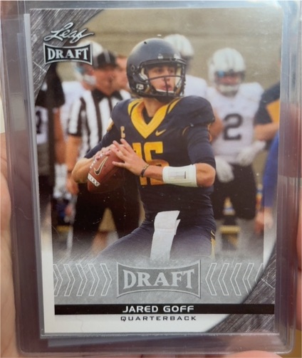 2016 Leaf Draft #36 Jared Goff — front
