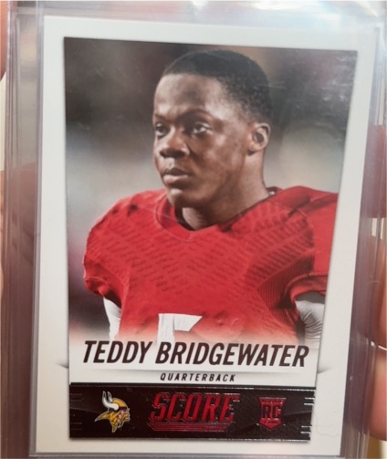 2014 Panini Score #426 Teddy Bridgewater — front