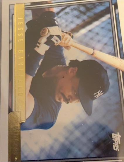 1992 Topps #650 Jesse Barfield — front