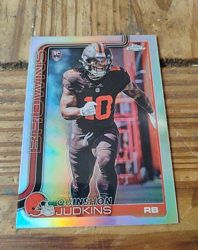 2025 Topps Chrome #325 Quinshon Judkins — front