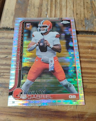2025 Topps Chrome #317 Dillon Gabriel — front