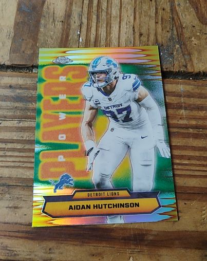 2025 Topps Chrome Power Players #PP-38 Aidan Hutchinson — front