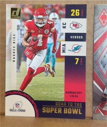 2024 Donruss #SBWC1 Rashee Rice Road to the Super Bowl Kansas City Chiefs — front