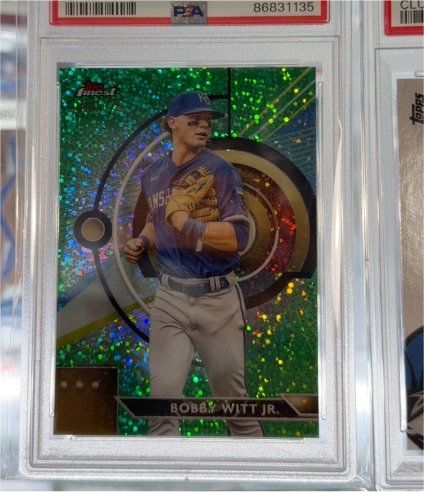2022 Topps Finest #62 Bobby Witt Jr. — front