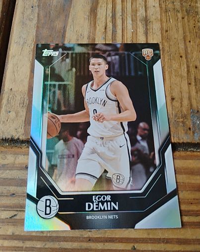 2026 Topps Collector Kit Exclusive #NBA-9 Egor Demin — front