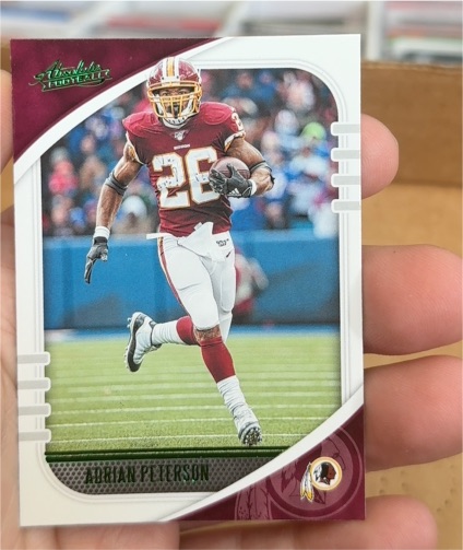 2020 Panini Absolute #6 Adrian Peterson — front