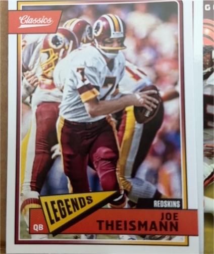 2018 Panini Classics Legends #188 Joe Theismann — front