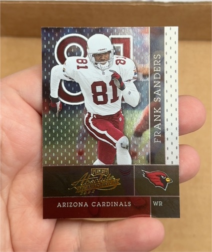 2002 Playoff Absolute Memorabilia #81 Frank Sanders — front