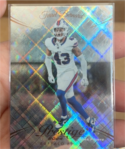 2024 Panini Prestige #36 Terrel Bernard Diamond Xtra Points — front