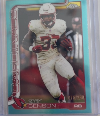 2025 Topps Chrome #7 Trey Benson — front