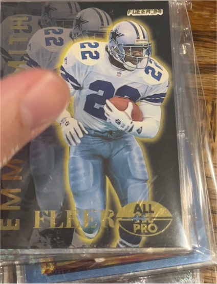 1994 Fleer #17 Emmitt Smith Fleer All-Pros — front