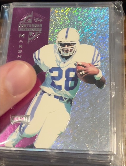 1994 Playoff Contenders Rookie Contenders #4 Marshall Faulk — front