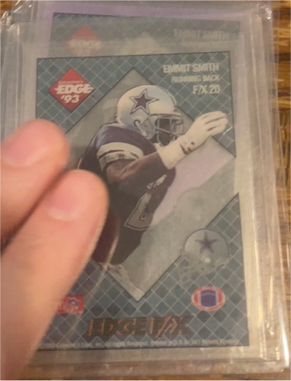 1993 Collector's Edge #F/X20 Emmitt Smith — front