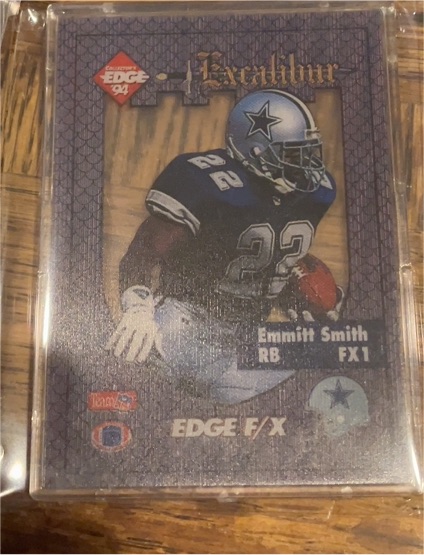 1994 Collector's Edge Excalibur #FX1 Emmitt Smith — front