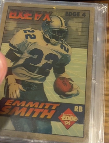 1994 Collector's Edge Edge F/X #EDGE 4 Emmitt Smith — front