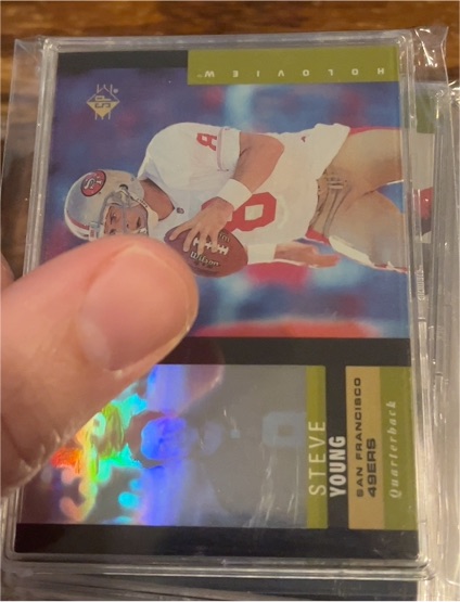1995 Upper Deck SP Holoview #28 Steve Young — front