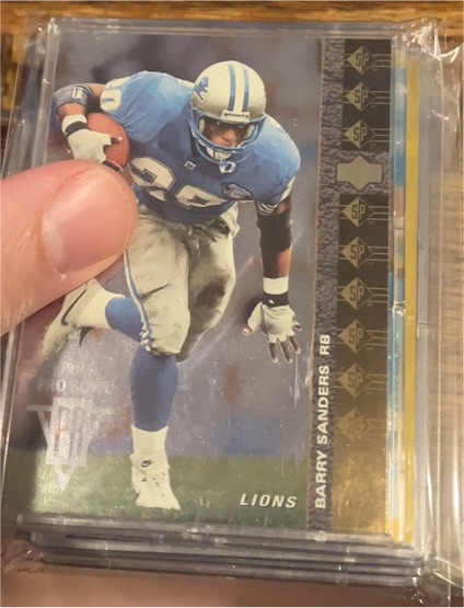 1994 Upper Deck SP #158 Barry Sanders — front