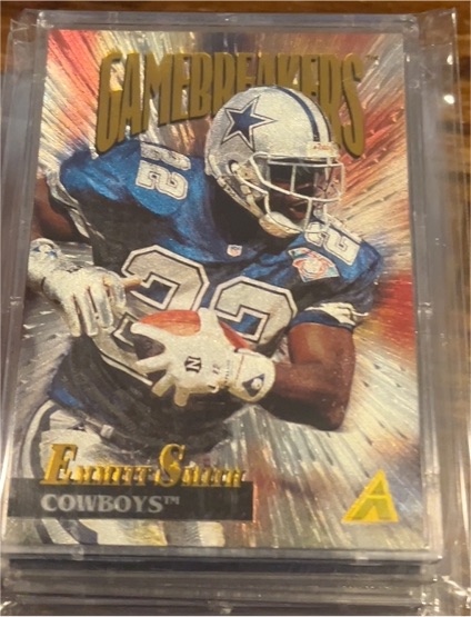 1995 Pinnacle Gamebreakers #2 Emmitt Smith — front